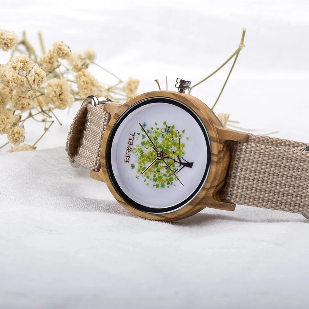 Luxury Ladies Watch Customized Design Watch Women Wristwatches with Personal Logo Wooden Watch