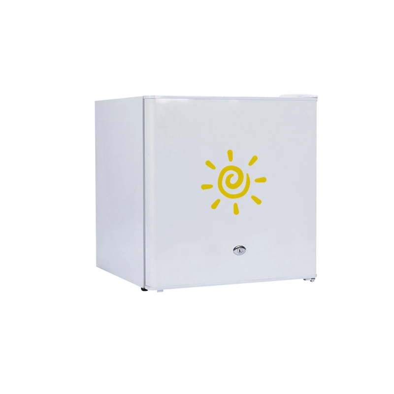 Solar Rechargeable and Commercial Mini Refrigerator with Lock