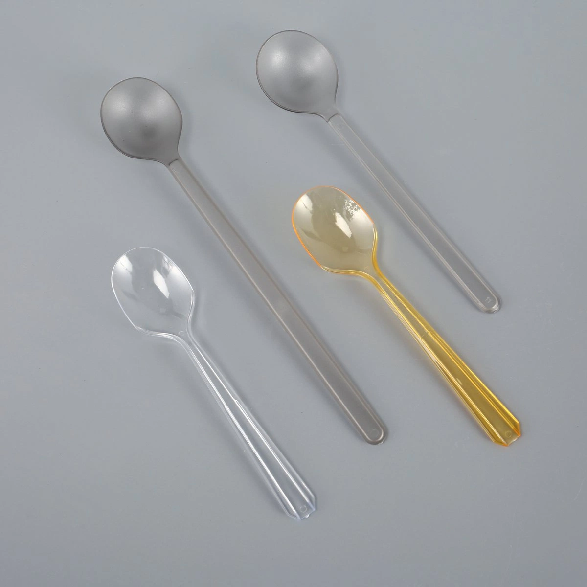 Disposable Tableware PLA Environmentally Friendly Biodegradable Transparent High Iron Spoon (GT-33)