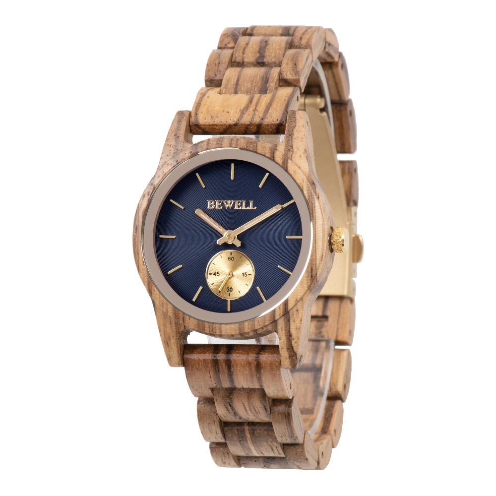Luxury Bewell Ladies Wrist Watch Custom Wooden Watch with Private Label for Women Relogio Masculino