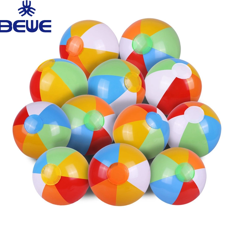 Hergestellt in China Bester Preis OEM farbige PVC Strand Spielzeug Ball