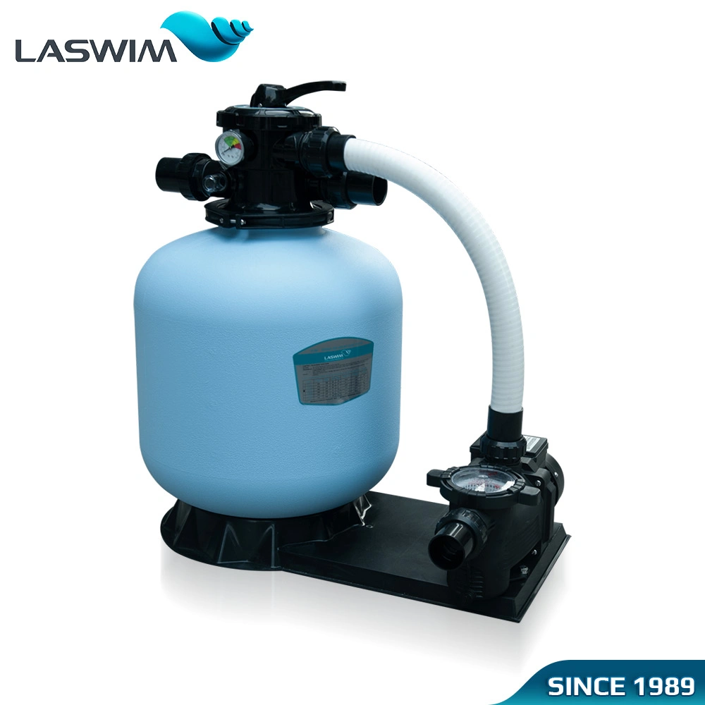 Schwimmbadwasseraufbereitungssystem Top-Mount-Sandfilter mit Pumpe