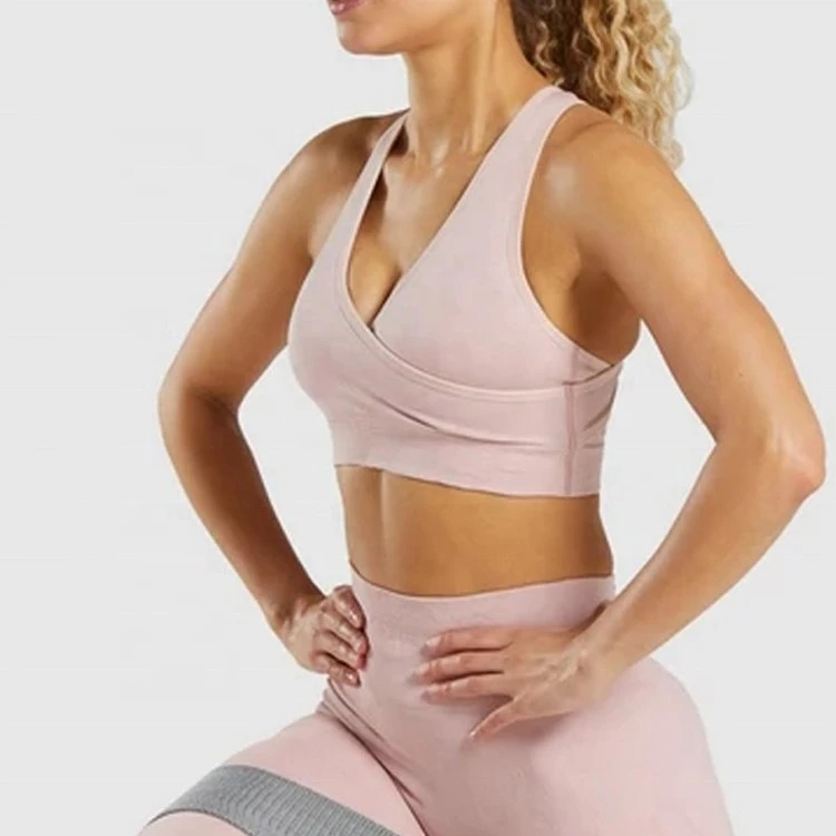Women Sports Bra Racerback Sports Bra Lady Underwear Gym Wear with Removable Cups for Running Fitness Yoga Gym
