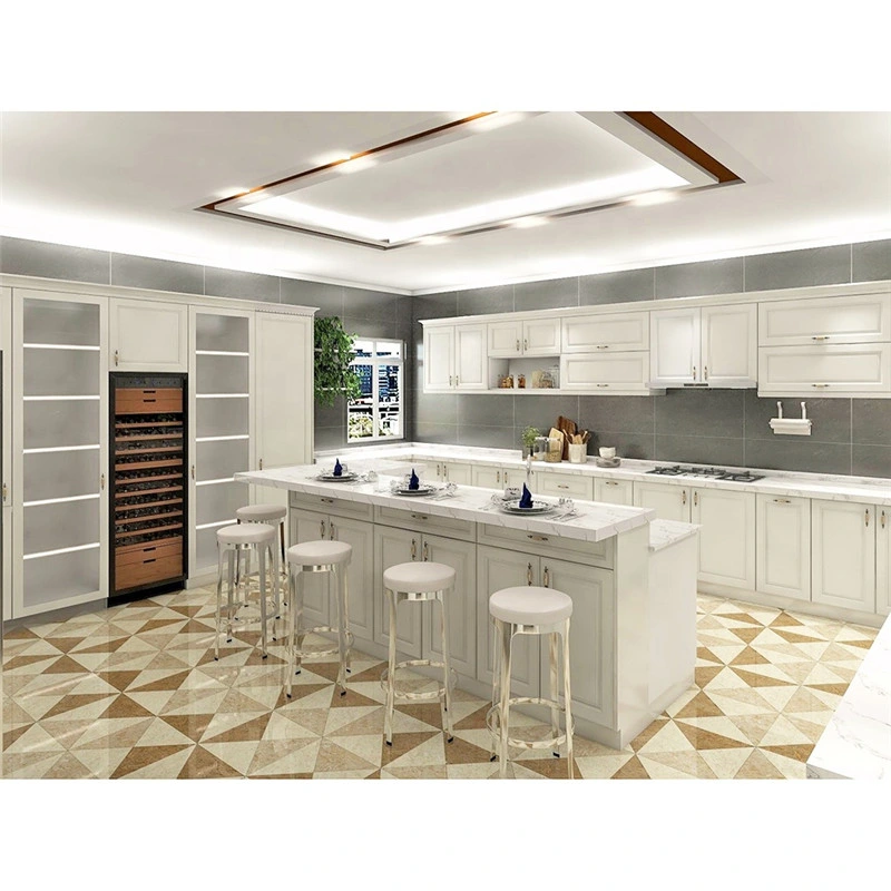 Italian Style Kitchen Furniture Prefab Kitchen Cabinet in China China Cheap Modern Style Classic Custom Melamine Kitchen Cabinets Sets Designs Furniture Handle