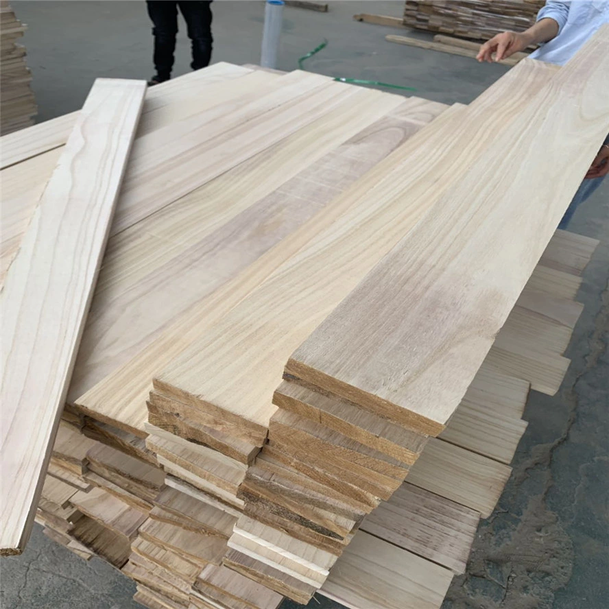 Factory Direct Sale Paulownia Drawer Slotted Drawer Board Can Make Multi-Standard Board