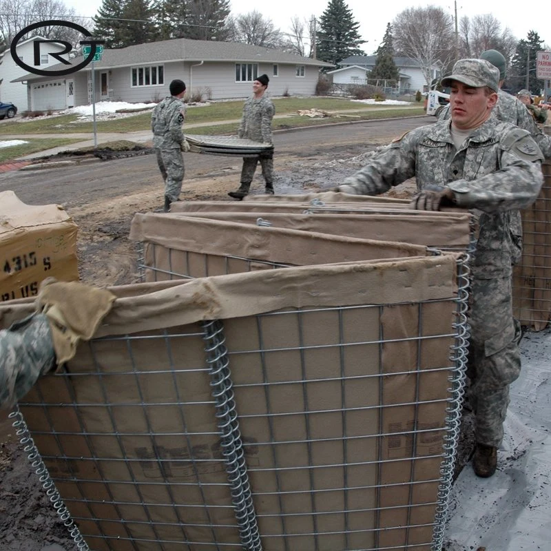 Military Defensive Barrier Hesco Gabion Barrier with Geotextile