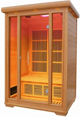 Original Factory Luxury 2 People Home Sauna 2000W Far Infrared Sauna Rooms