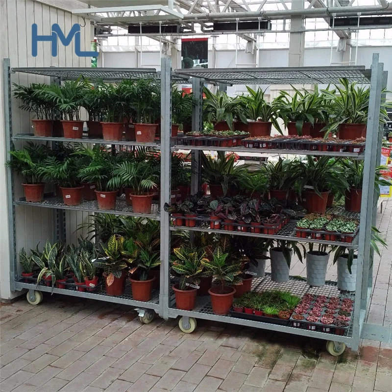 High quality/High cost performance  Farmers Market Nursery Gardening Plant Rack for Sale