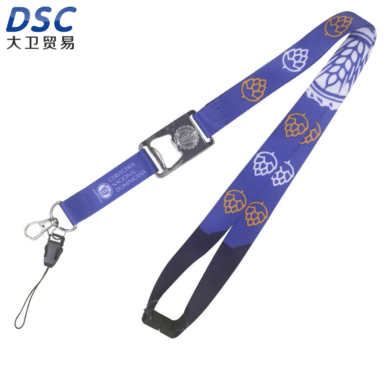 Heat Transfer Printing Lanyard Factory Woven Lanyard Heat Transfer Phone Trageschlaufe