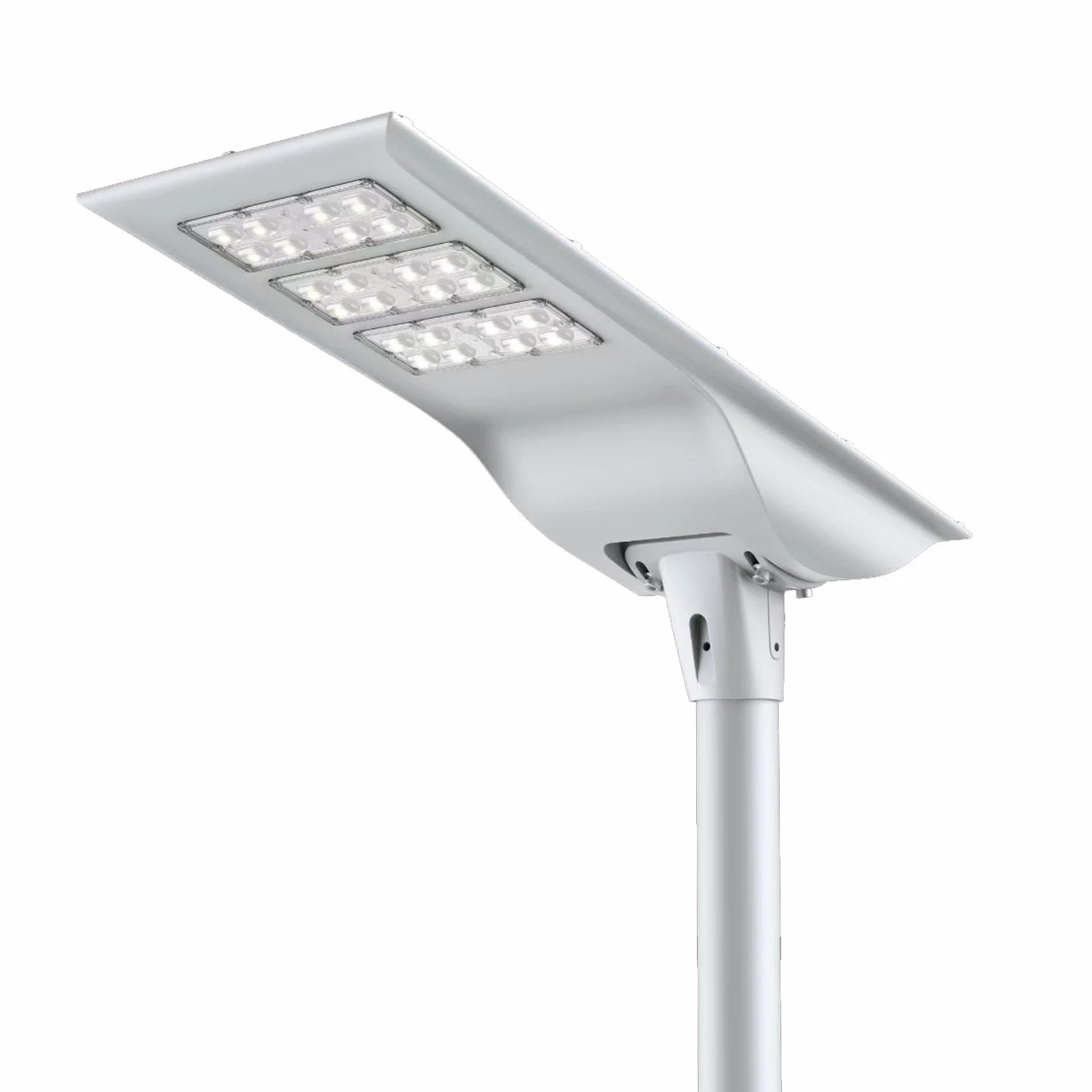 New Outdoor 20W 30W 40W 50W 60W 90W 100W Waterproof Smart All in One LED Solar Street Lamp Dust to Dawn Automatic