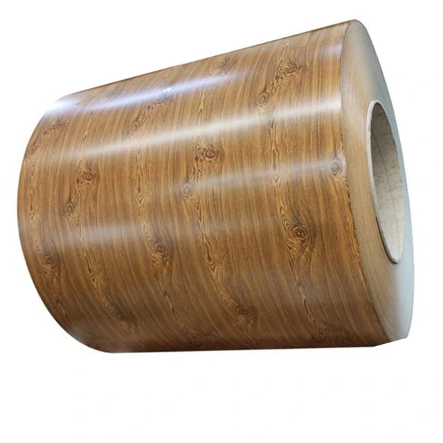 Factory Manufacture PPGI PPGL Steel Coil/Roll Printed Wooden Pattern Galvanized Aluzinc Steel Coil