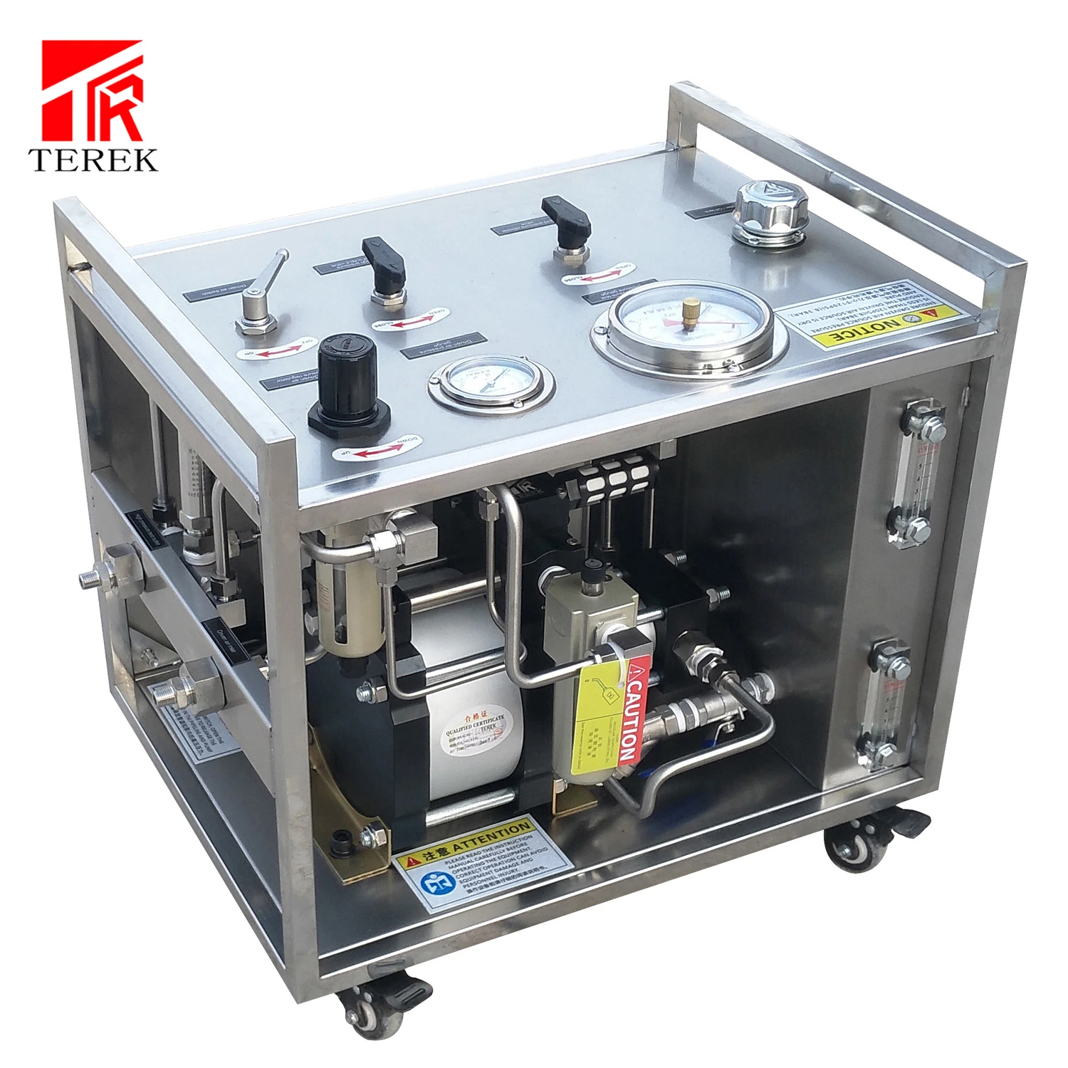 640MPa Terek Hydrostatische Testmaschine Druckprüfpumpe mit Barton Diagrammschreiber