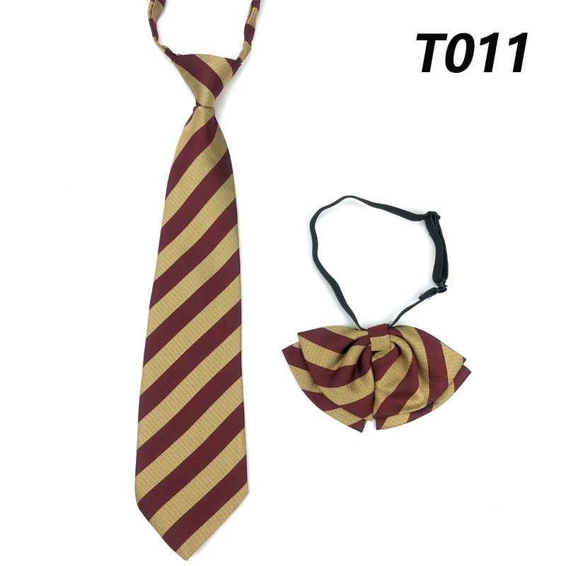 Customized Stripe School Neck Silk Tie