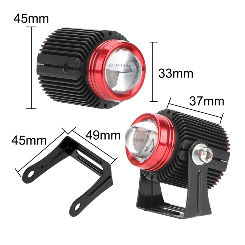 Mini Driving Light LED Headlight Waterproof LED Anti Fog Motorcycle with Switch