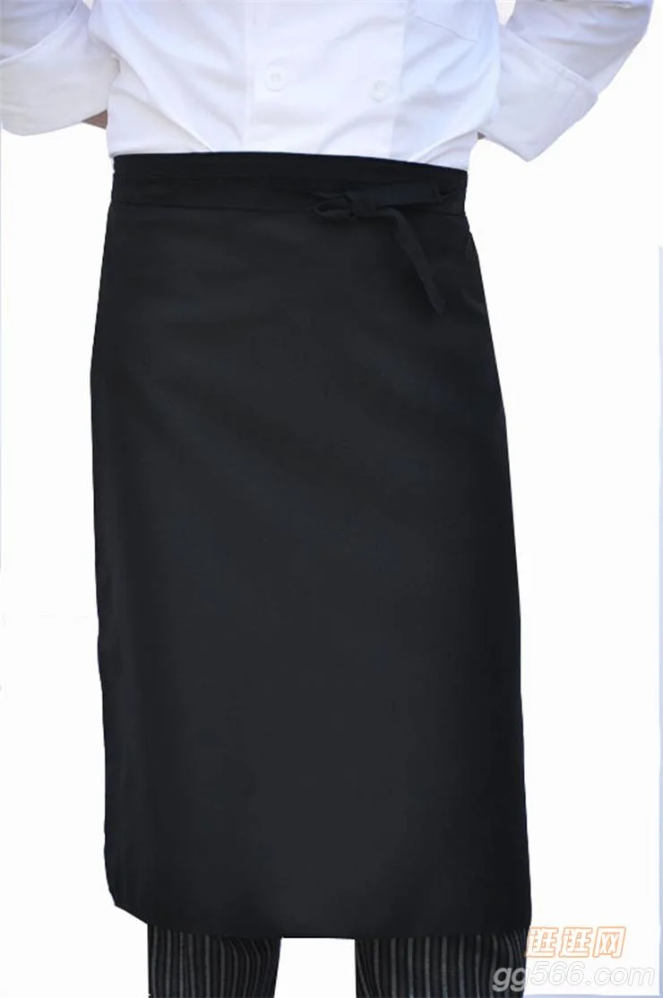 Custom Standard Uniform Black Short Uniform Apron