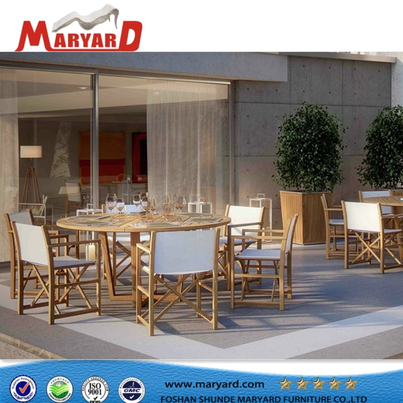 Outdoor Teak Wood Dining Table Set Hotsale in The Middle East and Dubai