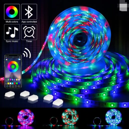 Smart Remote Controller Multiple Color Changing Light Waterproof Flexible LED Strip Lights