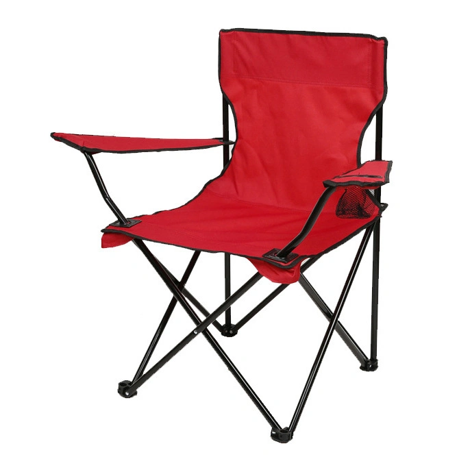 Cheap Adult Foldable Camping Chair Portable Stainless Steel Frame Outdoor Used 600d Polyester PVC Coated