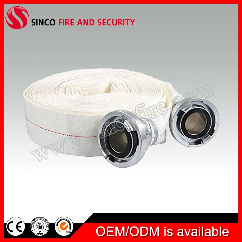 2.5 Inch PVC Canvas Pipe Fire Fighting Equipment Fire Hose with Coupling