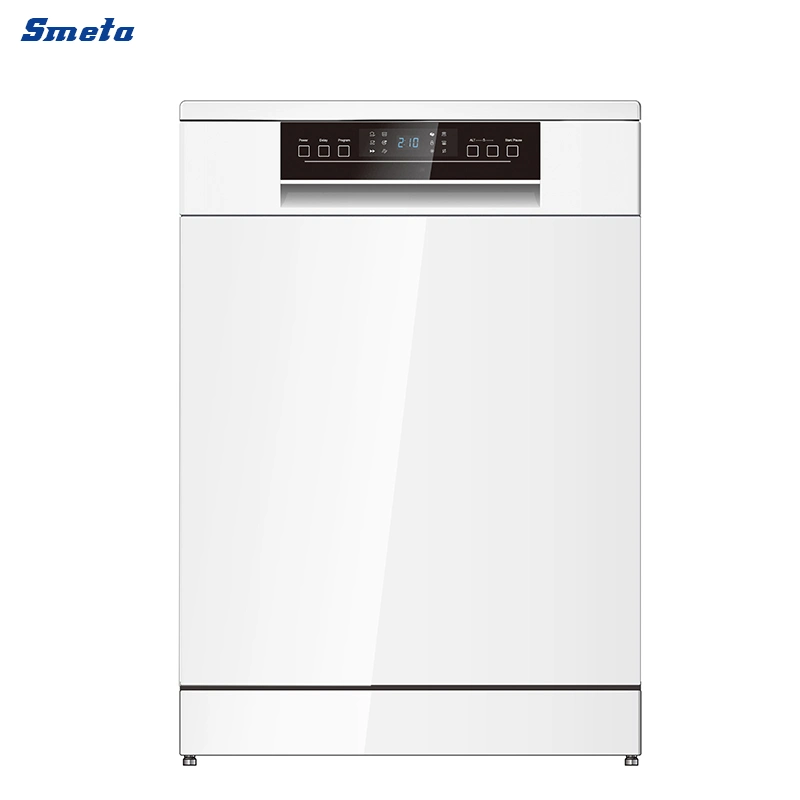 Smeta 12 Sets 3 in 1 White Stand Alone Best Rated Dishwasher Machine