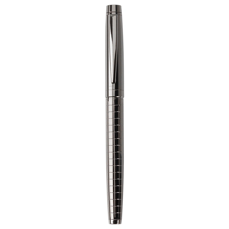 Metall Signature Pen Checker Gun Grau Business Metallic Pen