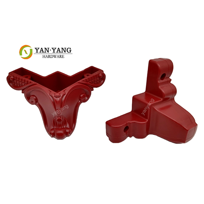 Yanyang Furniture Hardware Customized 95mm High Furniture Plastic Legs PP Bed Feet