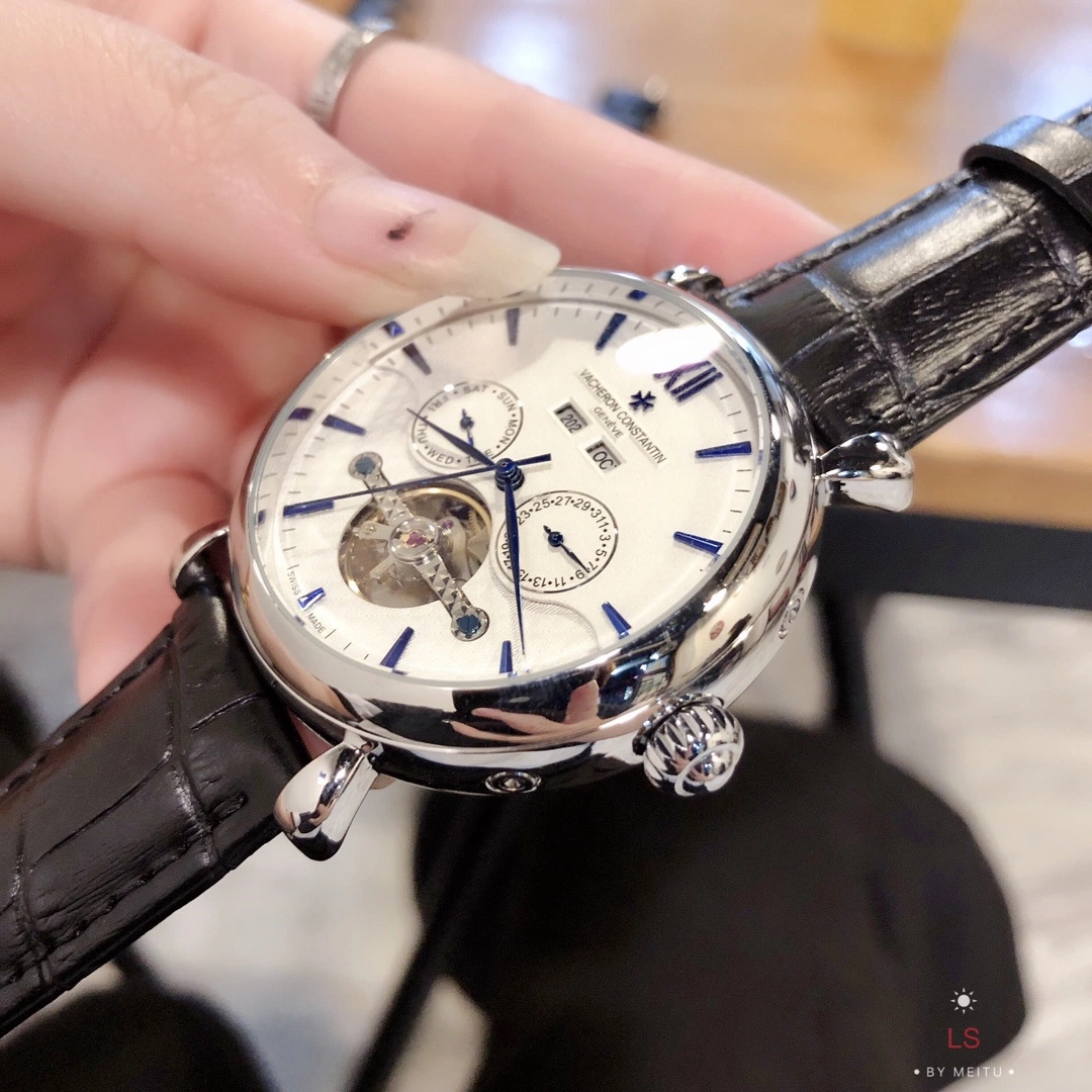 Male Wristwatch Chronograph Mens Metal Watch Business  Hand Watch Man