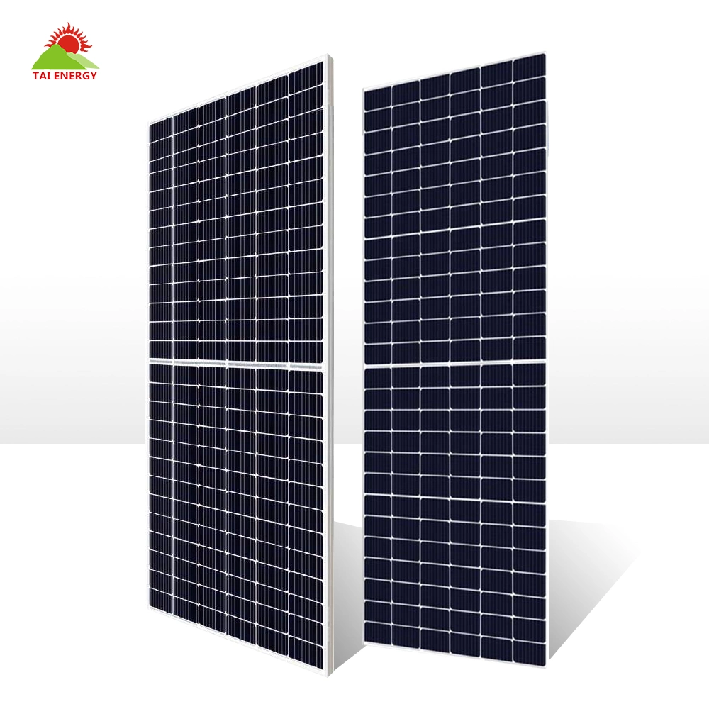 Tai Energy 485W 490W 495W 500W 505W Half-Cut PERC Mono Panel solar para sistema de energía solar