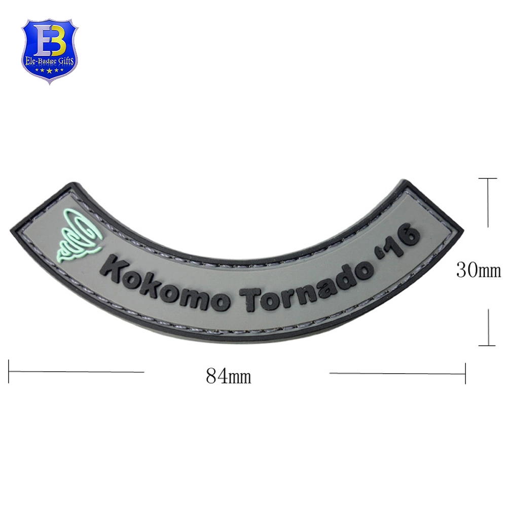 OEM Cheap Custom 3D Logo Name Garment Soft Rubber Embossed Rubber PVC Label Patches