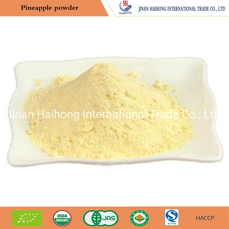 Stock Pineapple Fruit Powder, Pineapple Juice Powder, Pineapple Powder, Water-Soluble Pineapple Powder