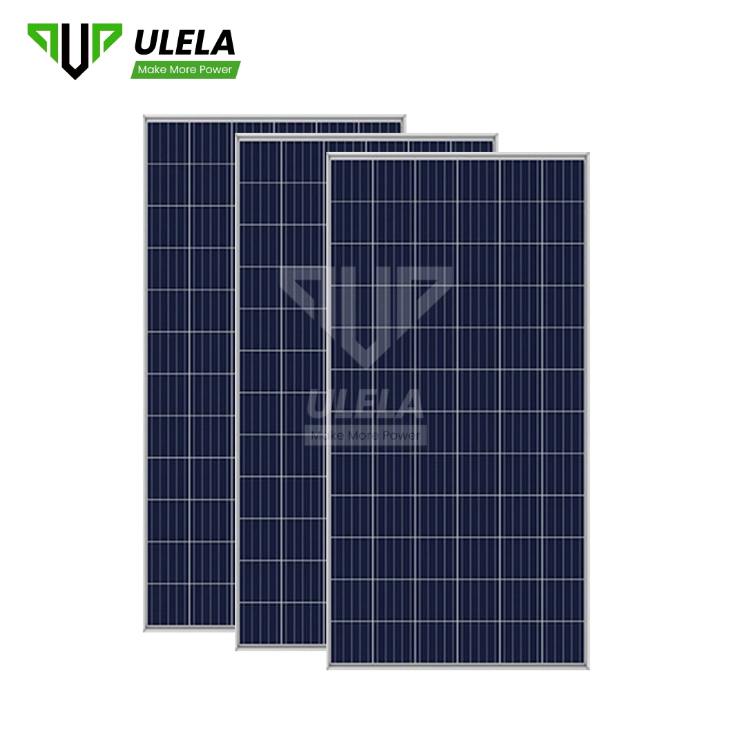 Ulela Transparent Thin Film Solar Panel Factory OEM Custom Solar Panel Backsheet Polycrystalline Module 410 China 166mm Polycrystalline Flexible Solar Panel