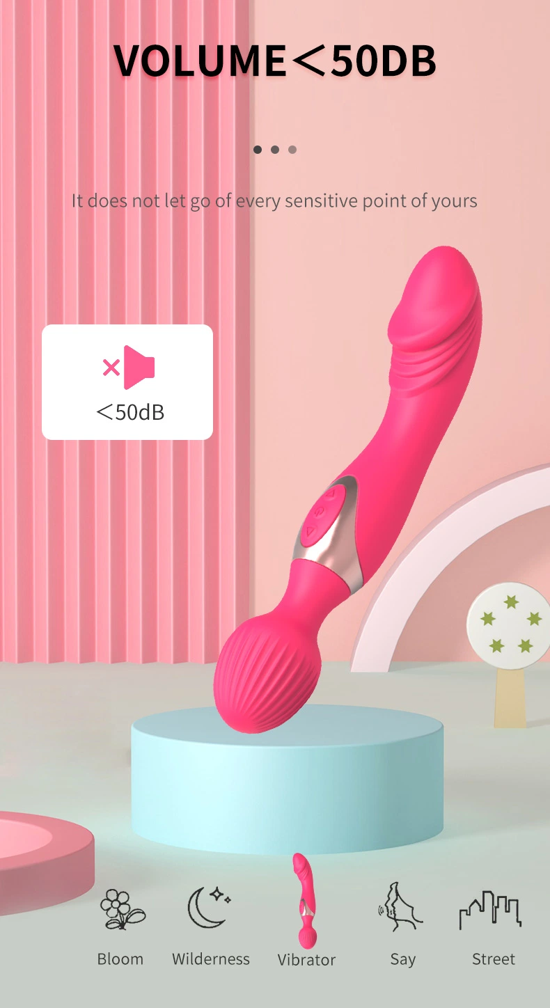 Usine Jouets pour adultes Silicone Masseur vibrant Produit pour adultes Jouet sexuel pour femmes