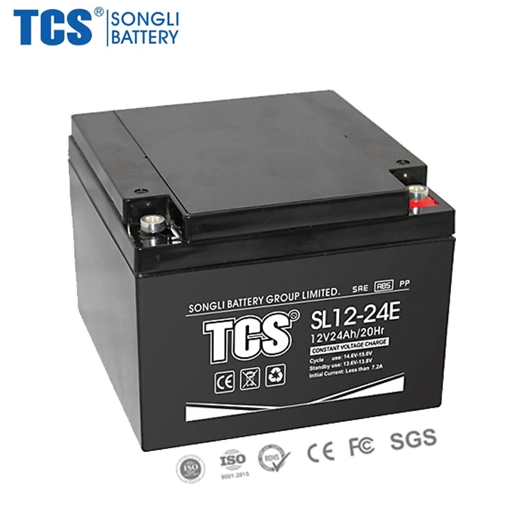 Tcs SL12-24e Sealed Lead Acid Battery 12V 24ah for Engine Start