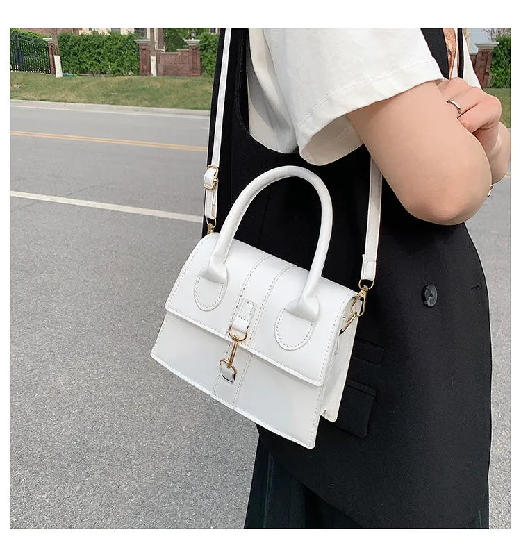 Solid PU Handbag Drop Shipping Cross Shoulder Purse Bag for Small Jelly Designer Hand Bags Ladies