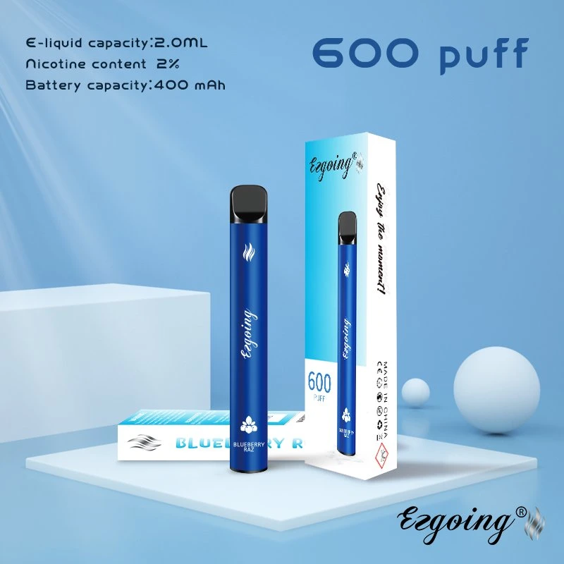 Marque Ezgoing Hot la vente de vente en vrac Vape stylo jetable Puff Puff Bar gousses jetables