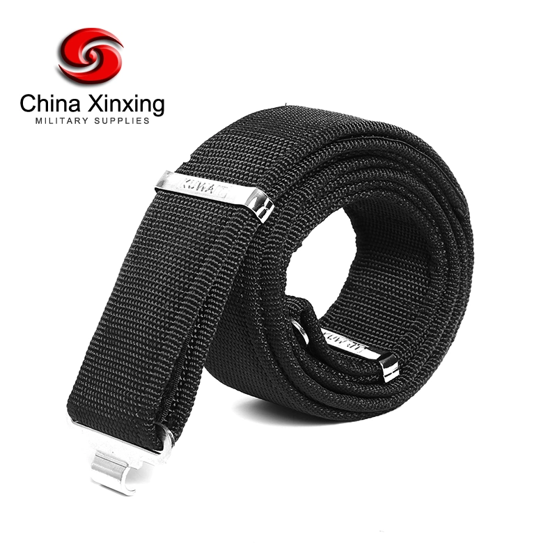 Custom Military Belt Width 55-60cm Material PP Belt for Waist of Military Uniform Color Black for Army and Police