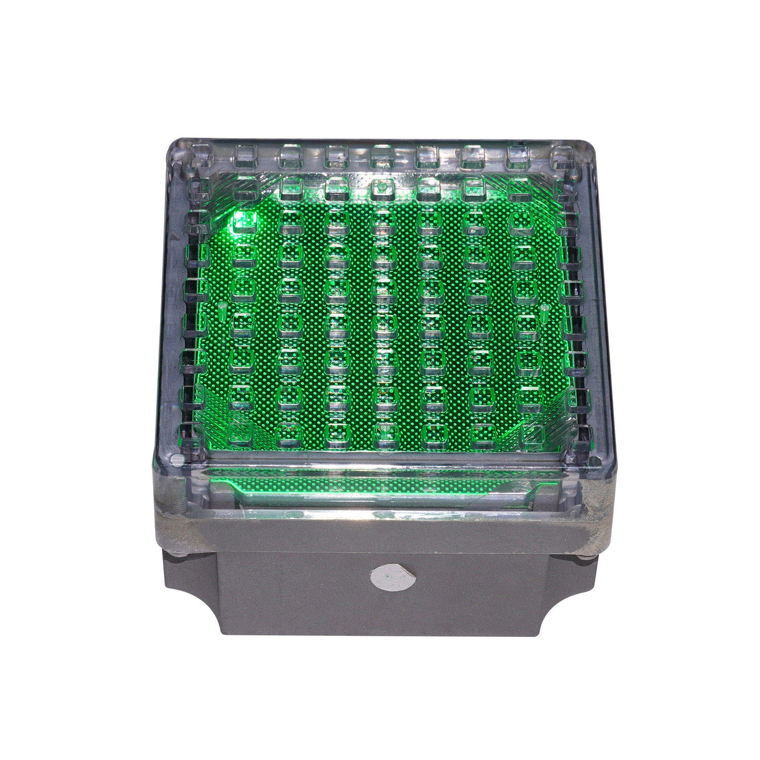 Square Decorative Lights Tile Crystal Ice Cube Shaped Garden IP65 Outdoor Solar LED Brick Lights