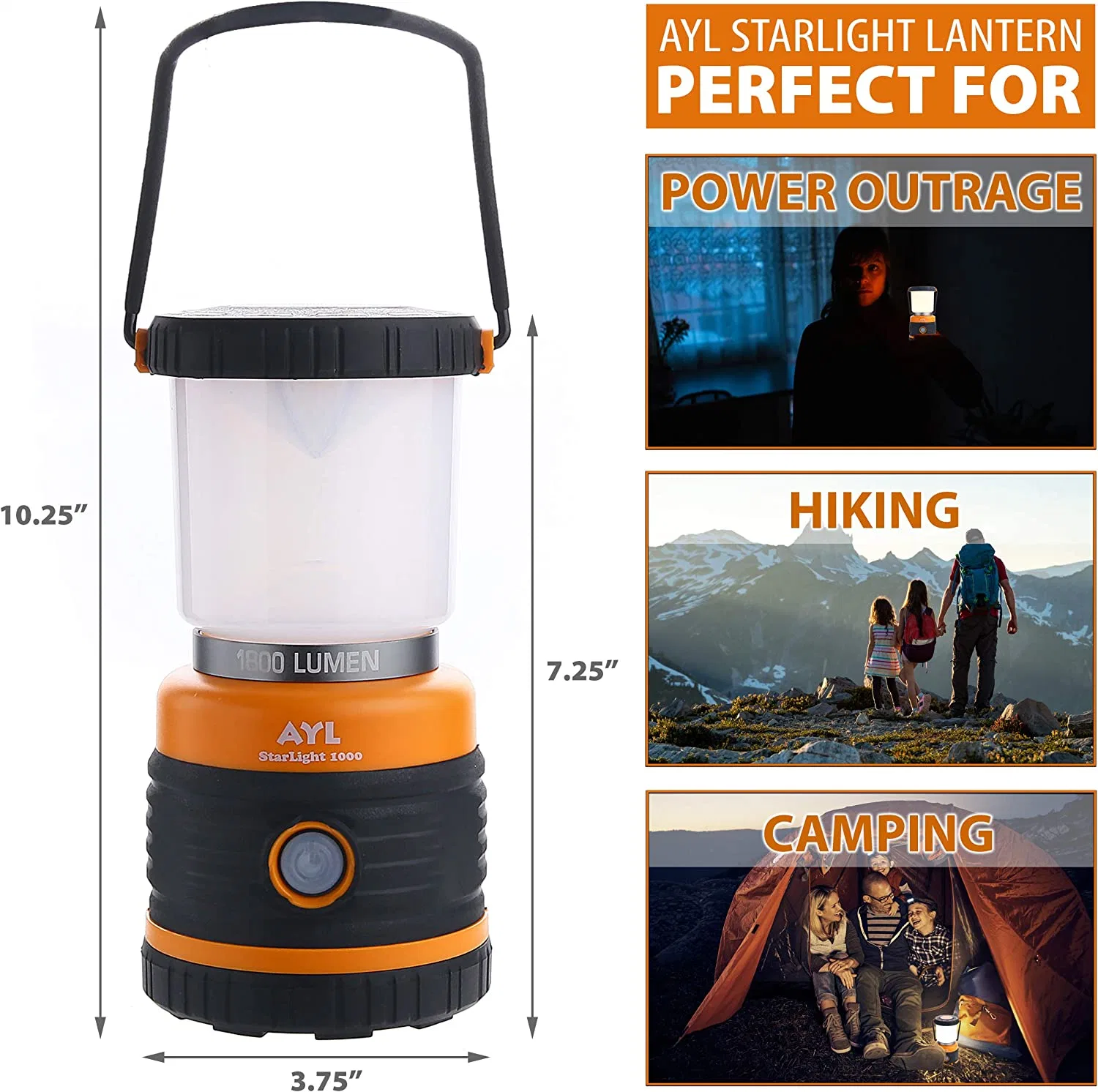 Tragbare 4 LED-Modelle Notfall multifunktionale USB-Wiederaufladbare 1000 Lumen Leistungsstarke LED Camping-Lampe