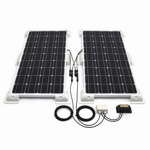 60W Foldable Solar Panel Kits with 10m Cable for Camping