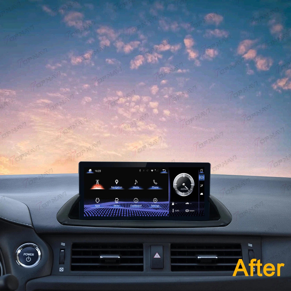 10.25 Inch Android Car Audio for Lexus CT CT200 CT200h 2010-2017