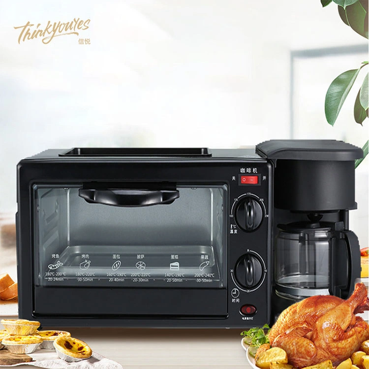 In Stock Automatic Multifunction Household 3in One 9L Oven Multifunction 3 in 1 Breakfast Maker