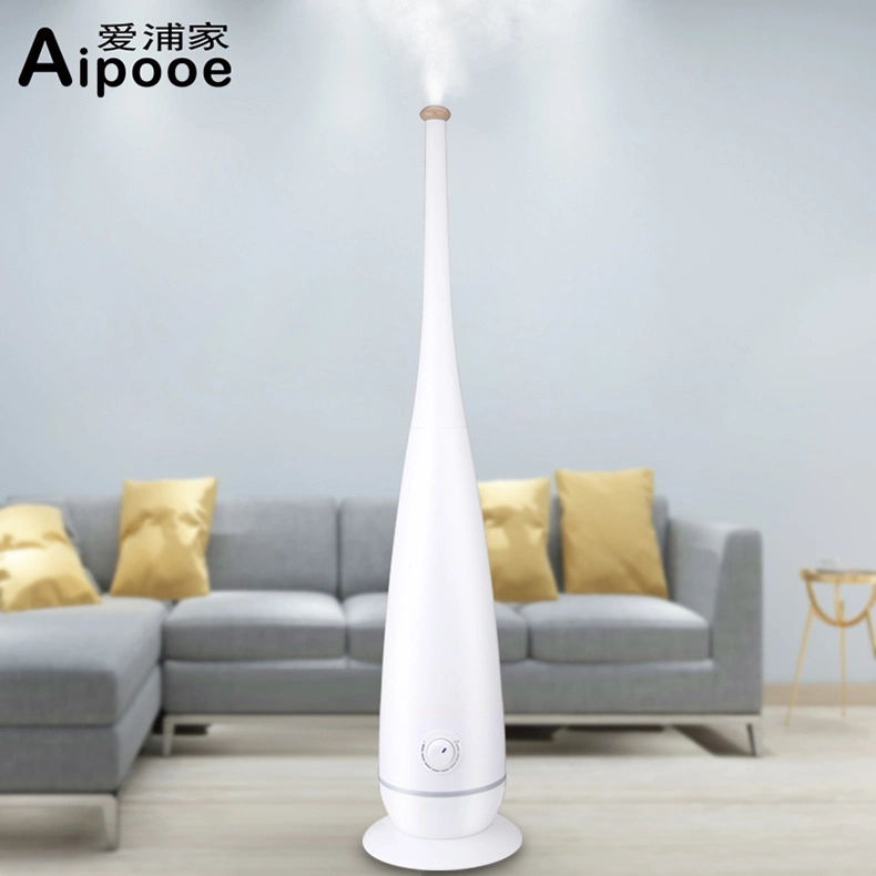 3L Intelligent Floor Standing Remote Control Humidifier Industrial with Timer Wooden Design