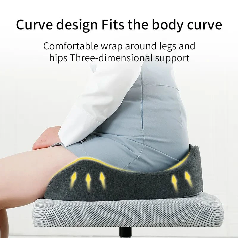 Wholesale/Supplier Massage Pillow Lumbar Back Support Memory Foam Orthopedic Seat Cushion