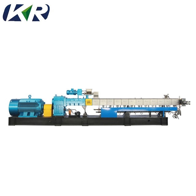 Tse-65 Twin Screw Pelletizing Plastic Color Masterbatch Equipment