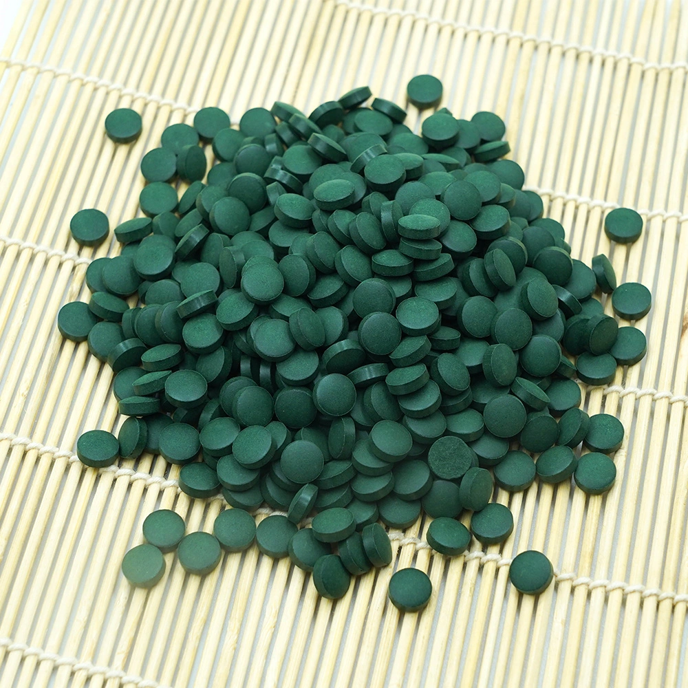 Food Grade 120 Mesh Spirulina Tablets 200mg 250mg 500mg