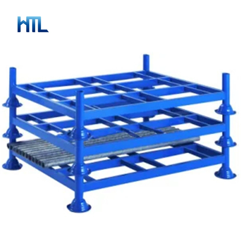 Standard Size Industrial Galvanized Warehouse Storage Stack Steel Pallet Rack