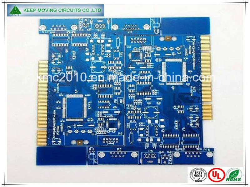 FR-4 94V0 PCB rigide double face avec masque à souder vert Avec EniG