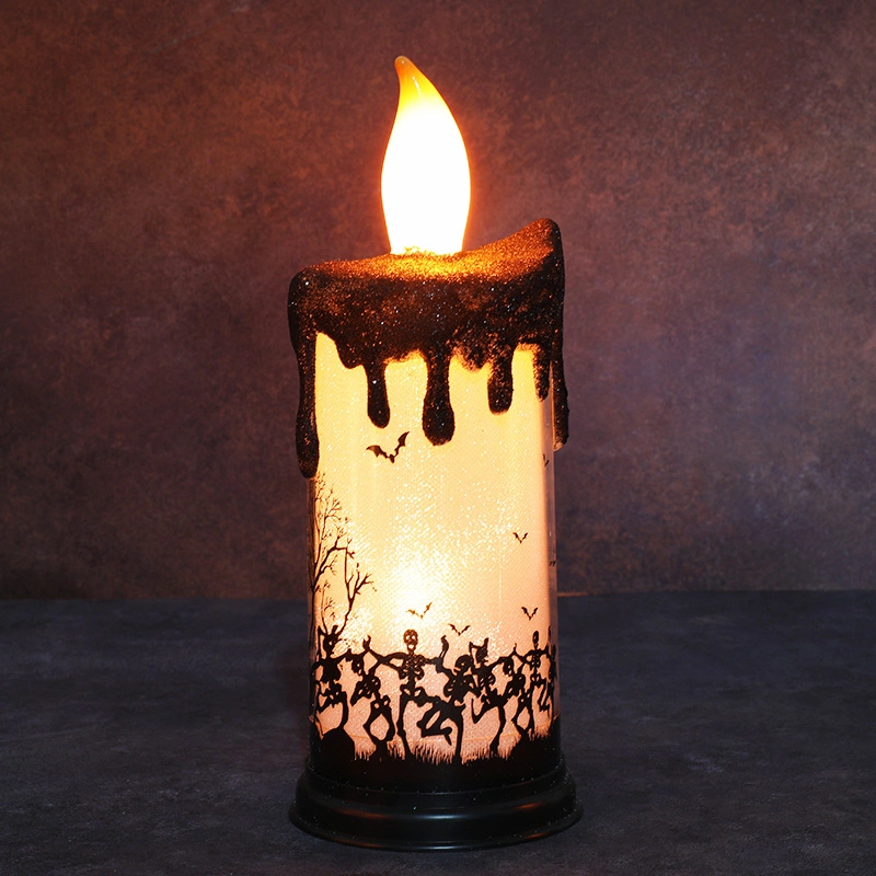 Velas LED de Navidad/Halloween Luz de vela operada por batería para decoraciones de Navidad