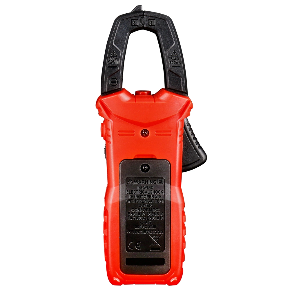 600V True RMS Clamp Meter Ncv Non-Contact Clamp Meter Double Insulation