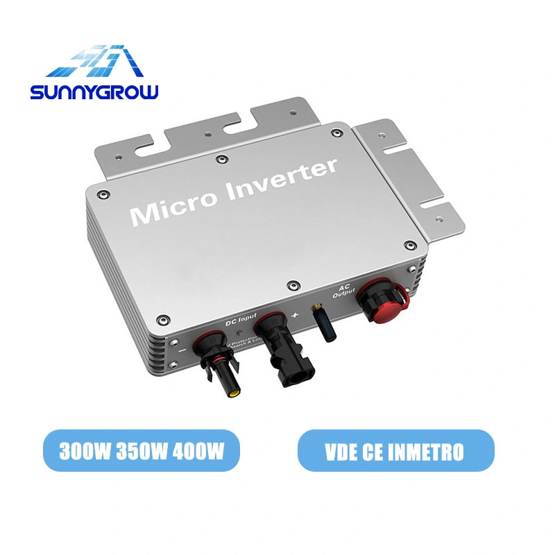 Micro inversor solar de alta eficiencia PV MPPT 300W 350W 400W Para uso doméstico con CE VDE Inmetro